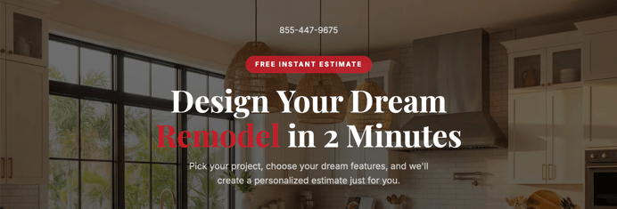 Avery Construction 2 minute free estimate and remodeling quiz for homeowners exploring home addition options and budget planning.