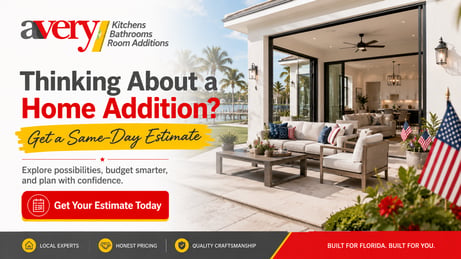 Avery Construction same day estimate for homeowners planning a home addition in Tampa Bay.
